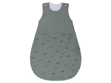 269 xx 44 Schlafsack Rund Ganzjahrig Wal Grün 2,5 TOG 01