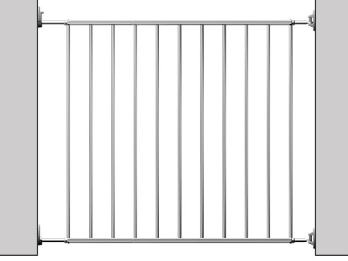 Reer Zábrana Basic simple-Lock kovová