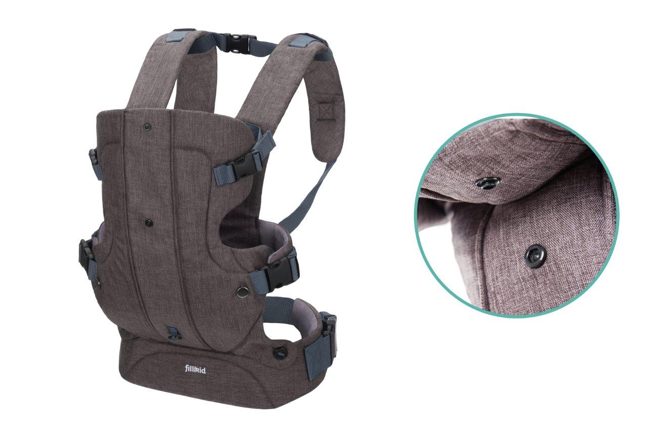 Fillikid Nosítko Walk grey melange