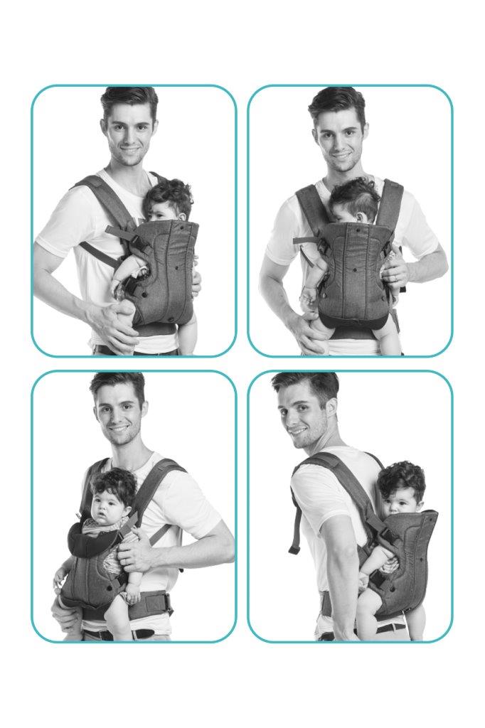 Fillikid Nosítko Walk grey melange