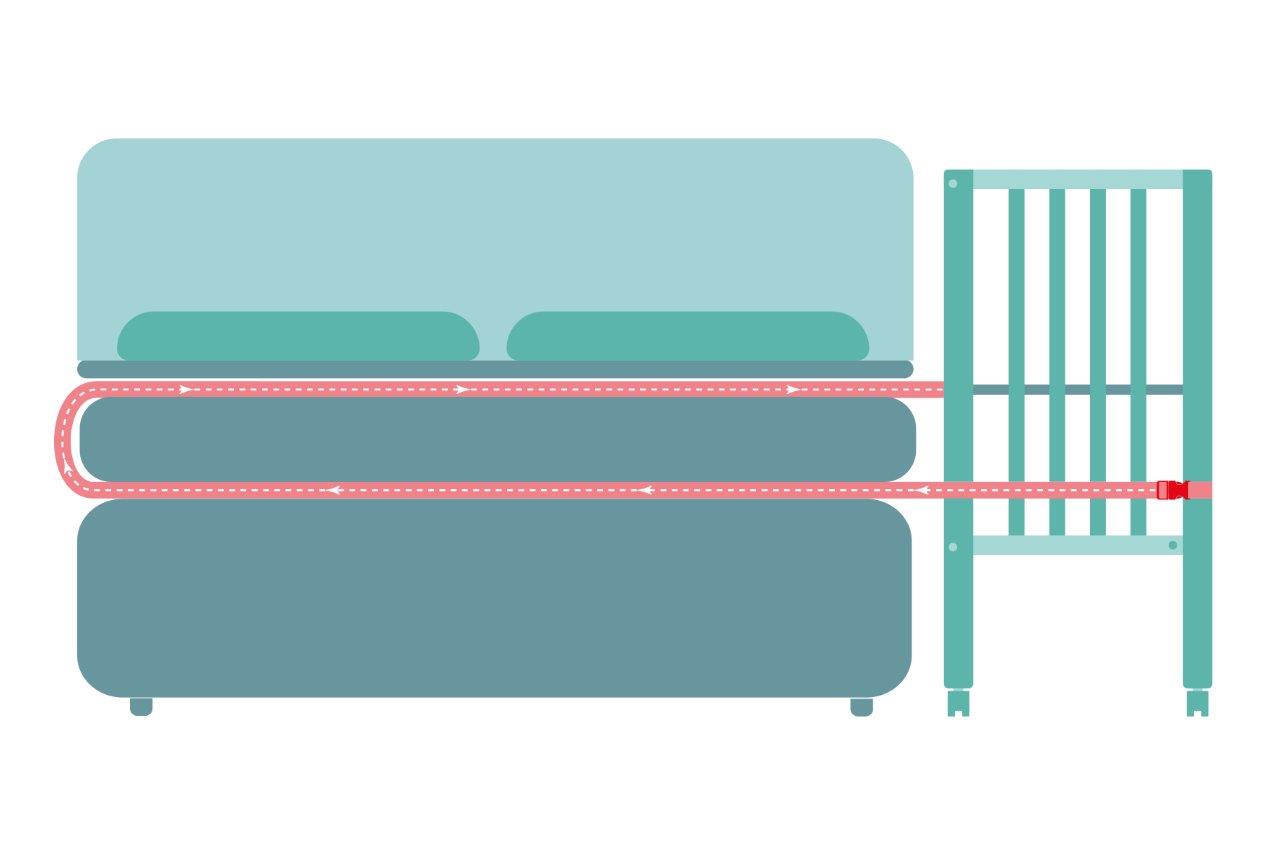 Fillikid Přístavná postýlka Cocon white