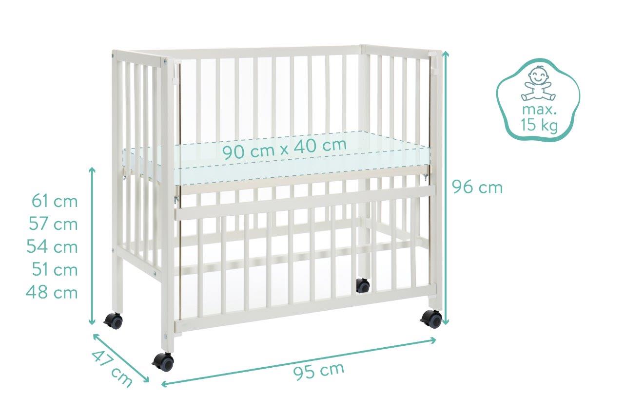 Fillikid Přístavná postýlka Cocon white