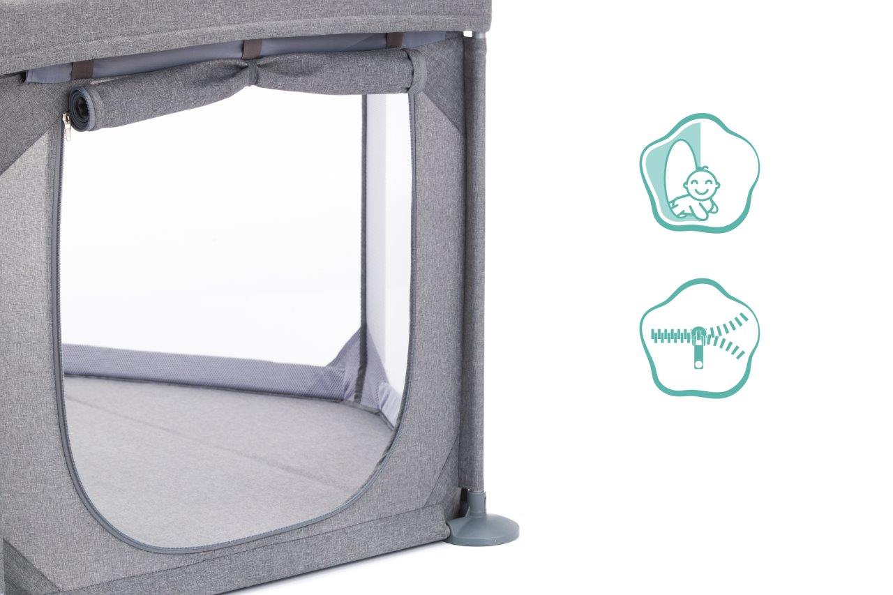 Fillikid Ohrádka Prag šestihranná grey