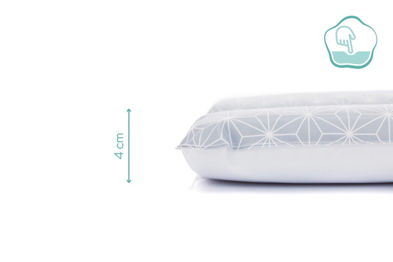 Fillikid Podložka přebalovací cuba grey 53x70