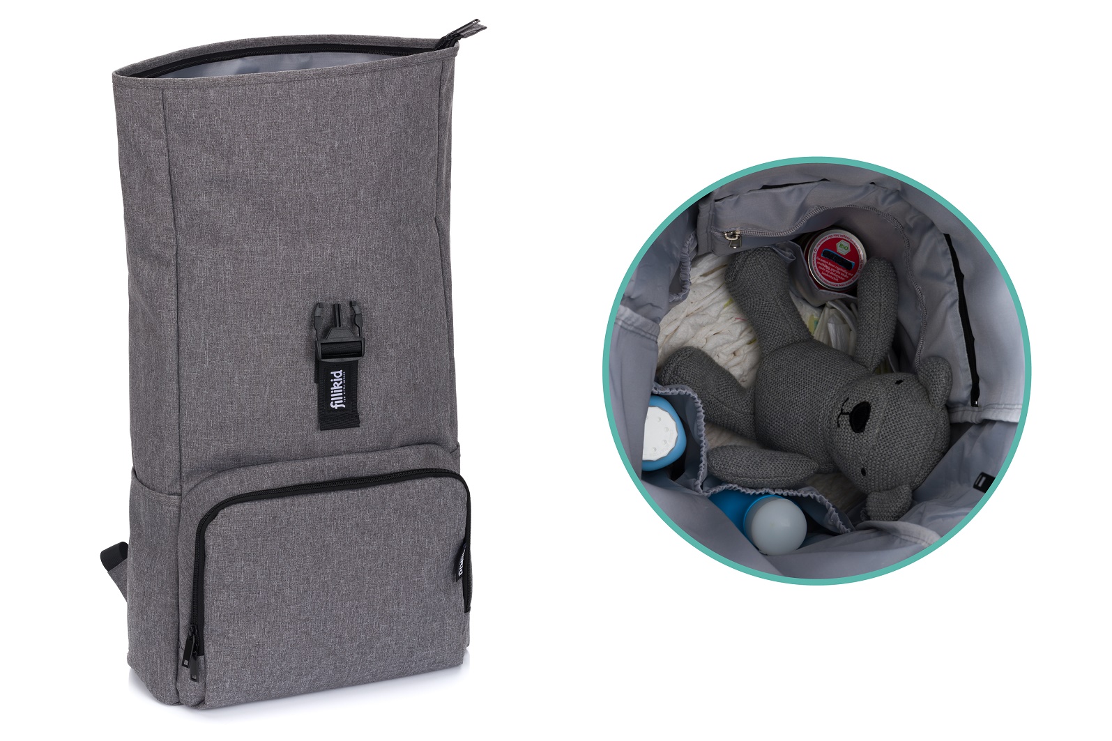 Fillikid Batoh na pleny Tokio grey melange