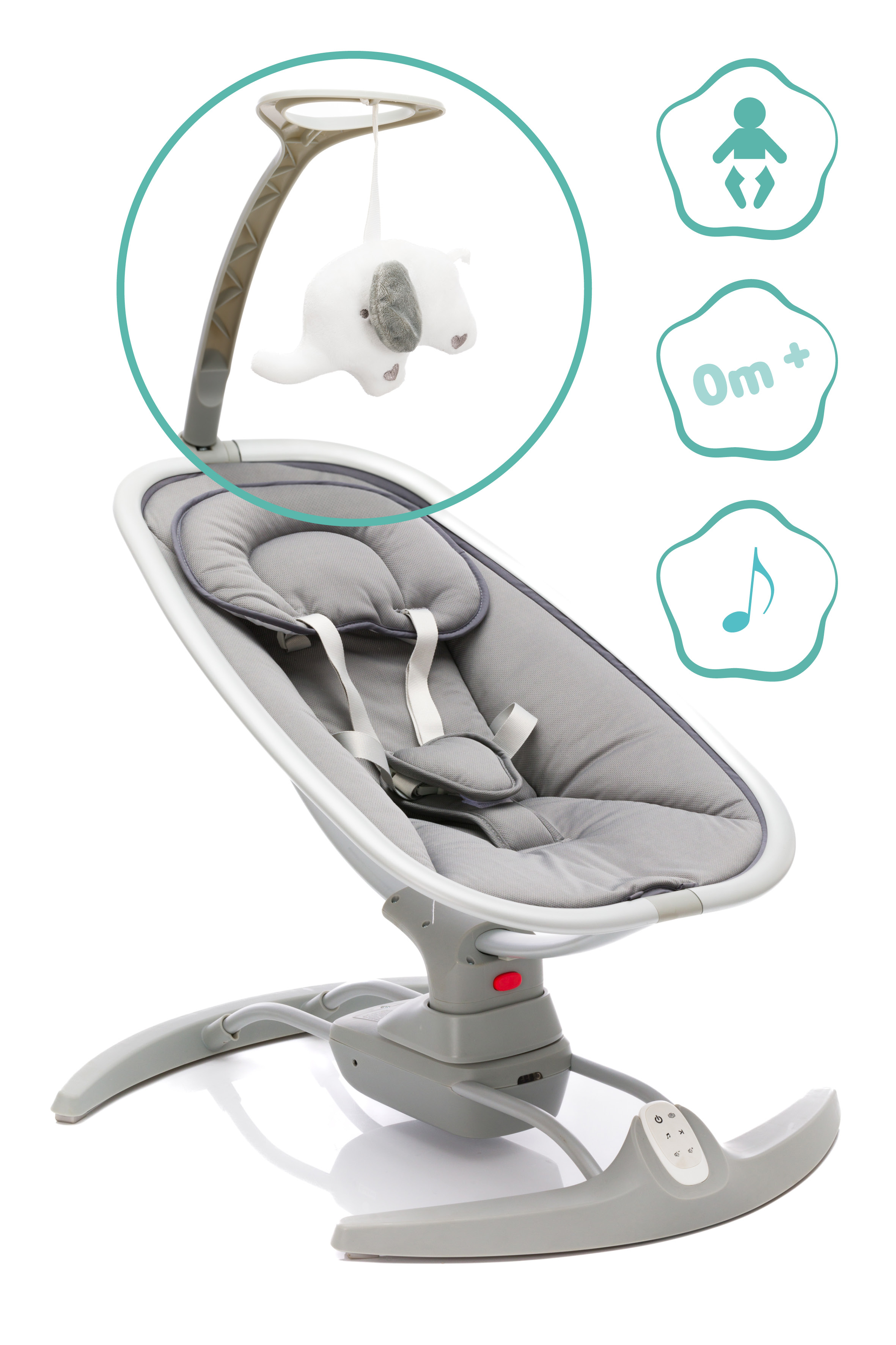 Fillikid Elektrická houpačka Mimi grey