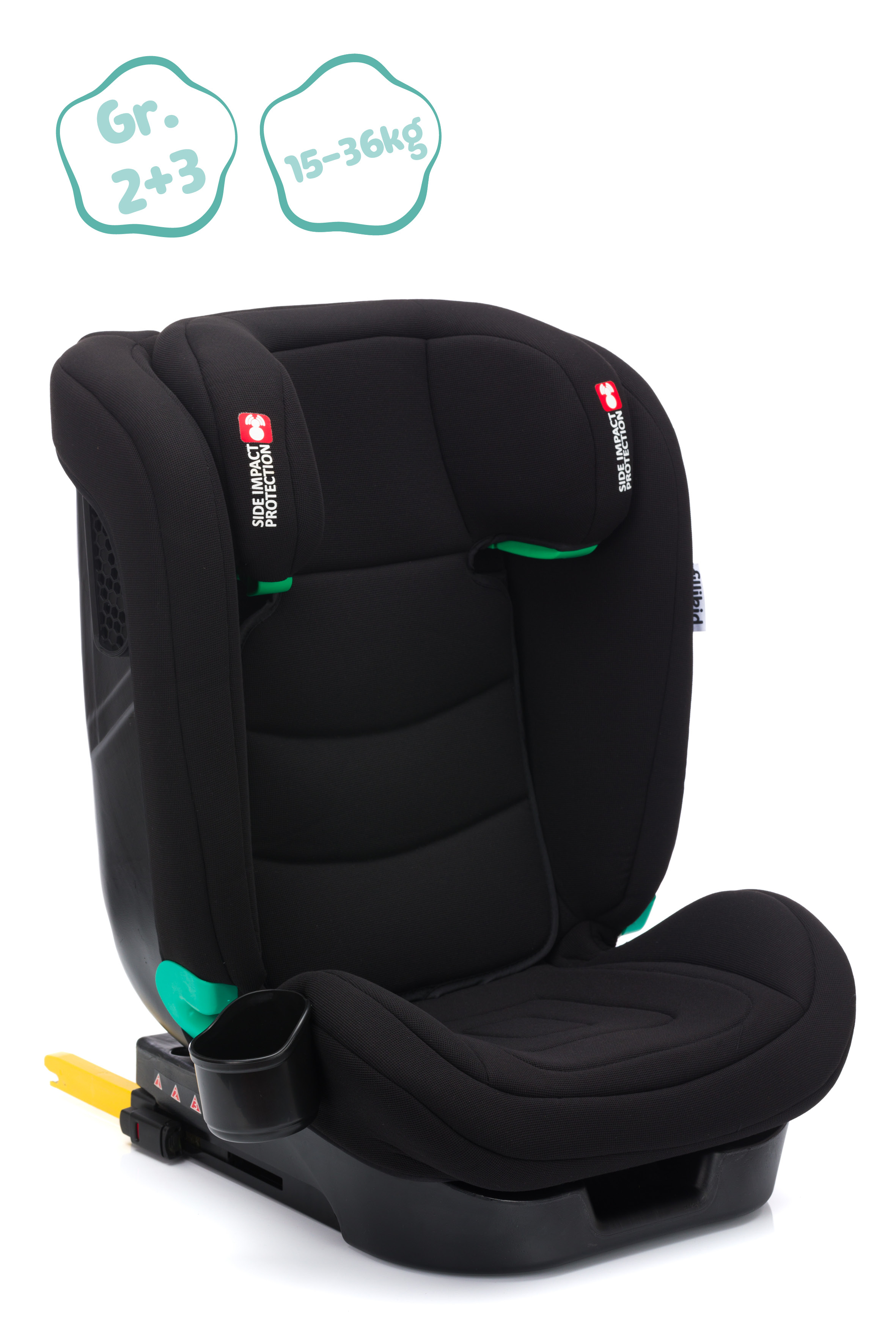 Fillikid Autosedačka Eli Pro Isofix i-size 100-150 cm black