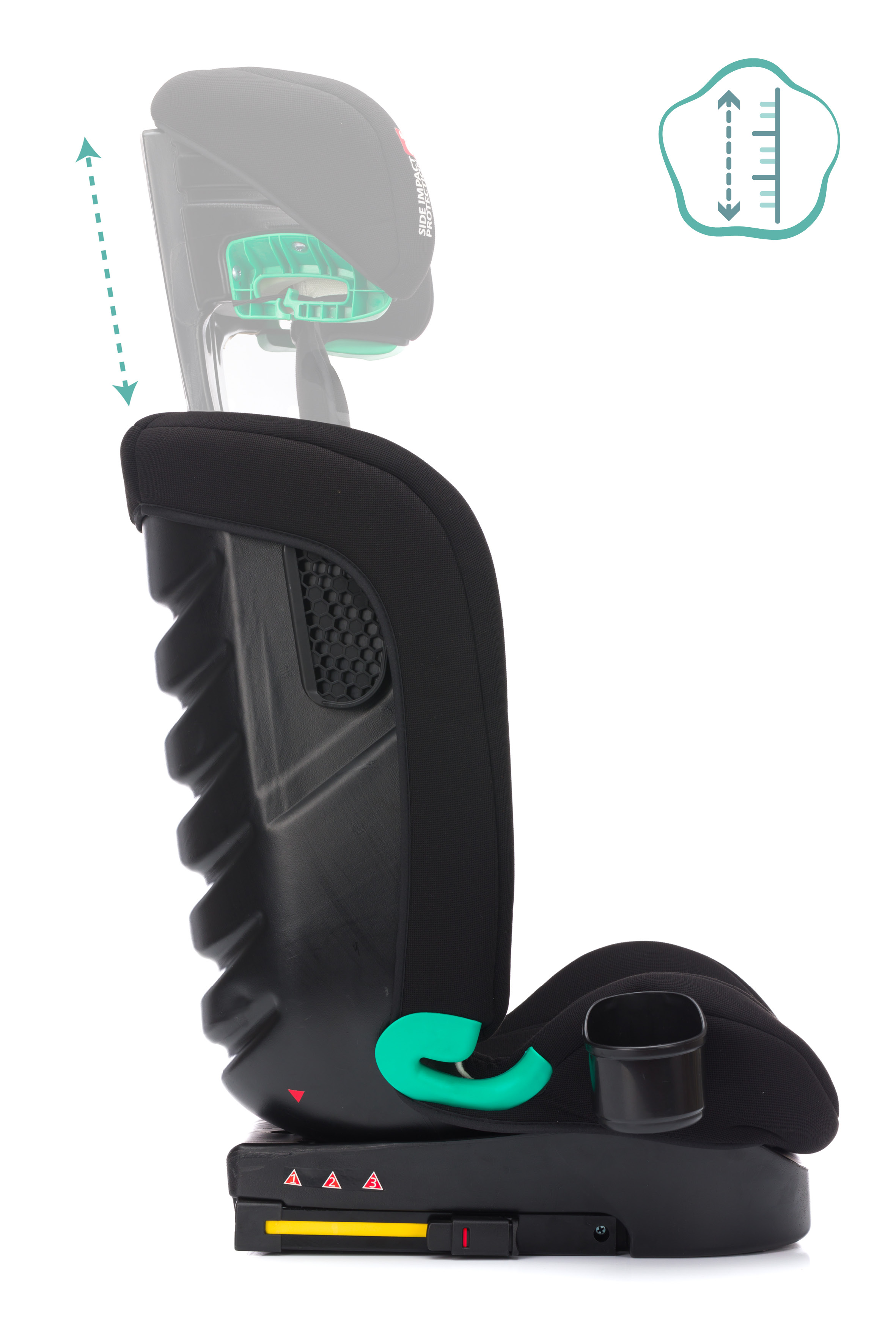 Fillikid Autosedačka Eli Pro Isofix i-size 100-150 cm black