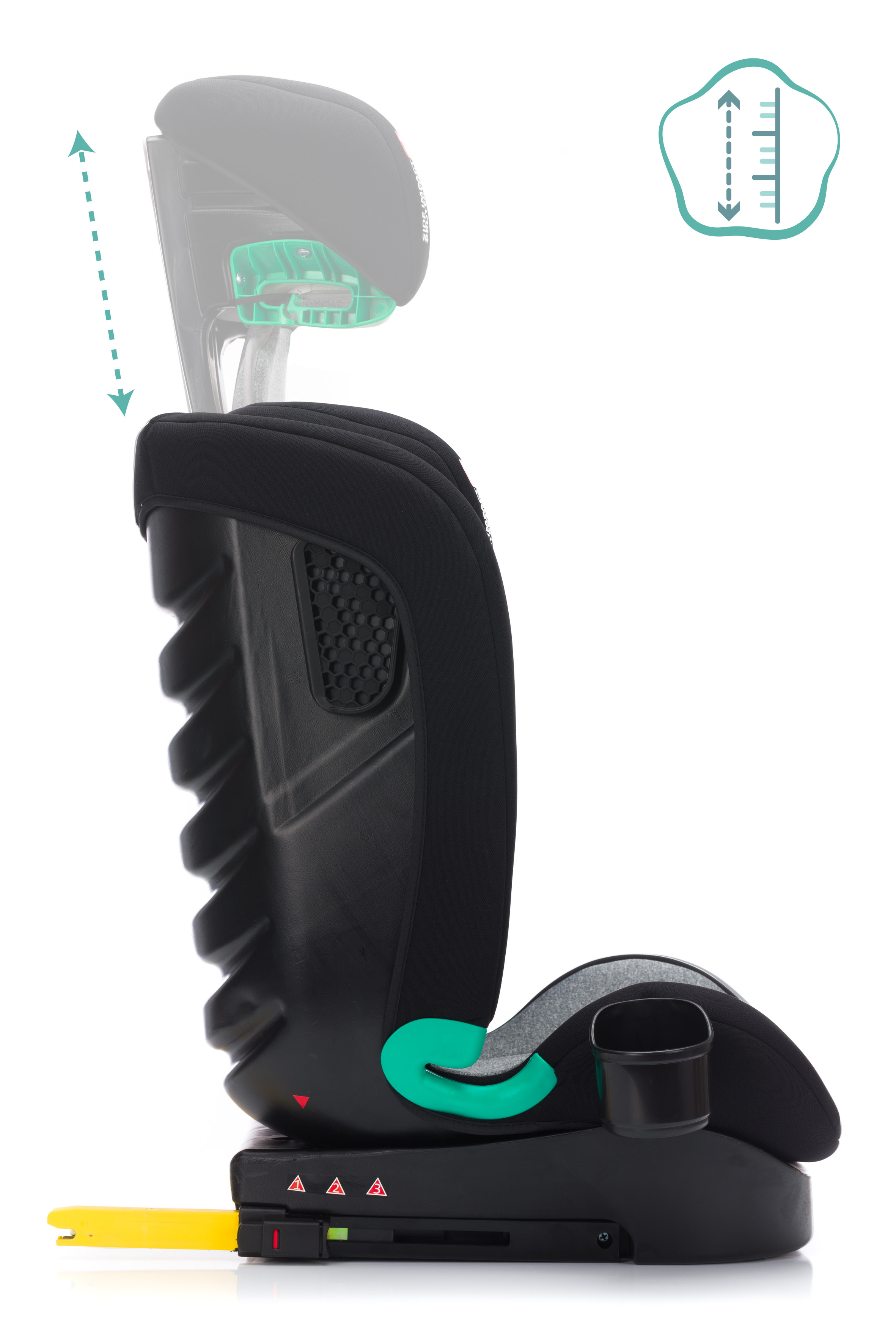 Fillikid Autosedačka Eli Pro Isofix i-size 100-150 cm grey