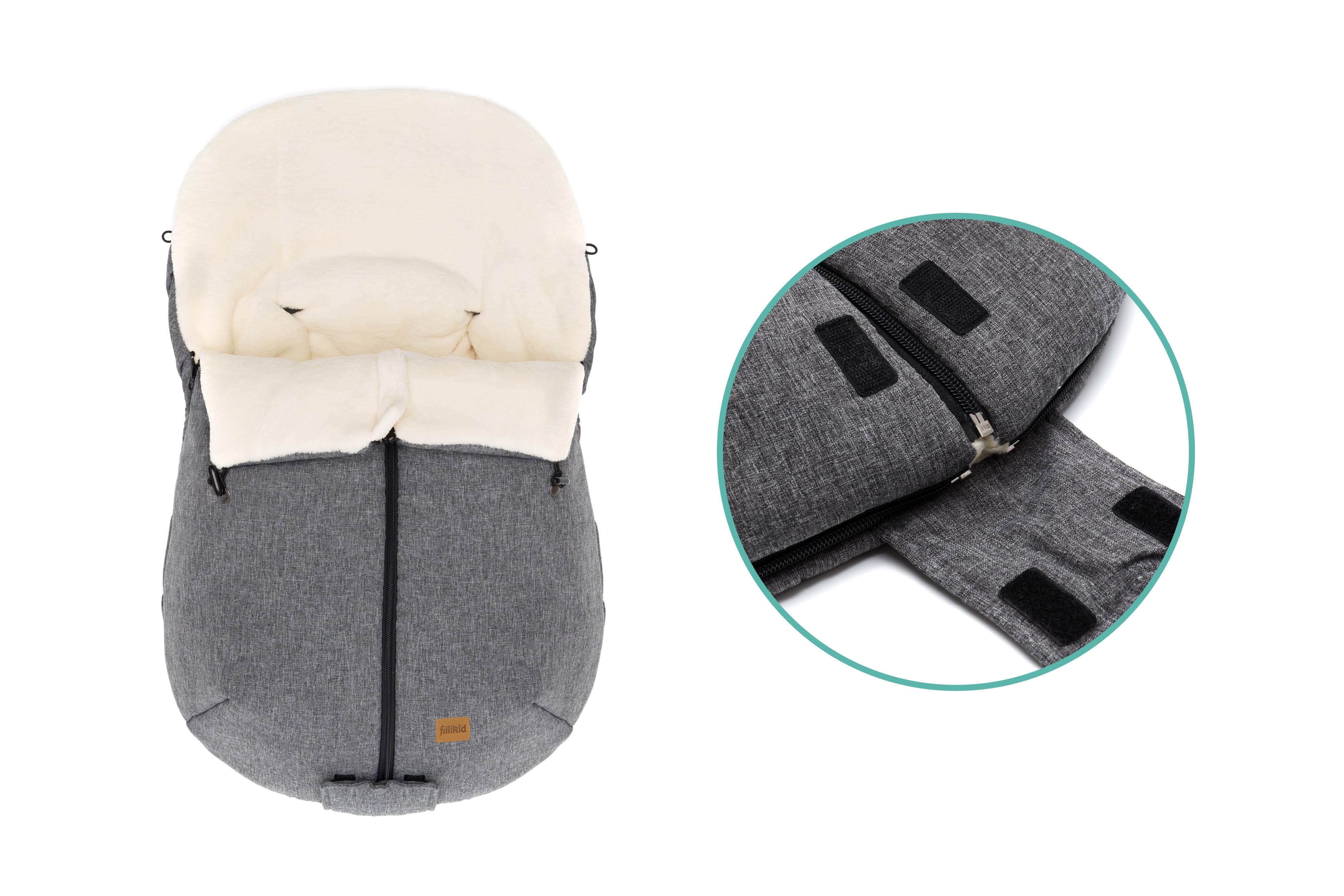 Fillikid Fusak zimní Sella Gr.0 grey melange