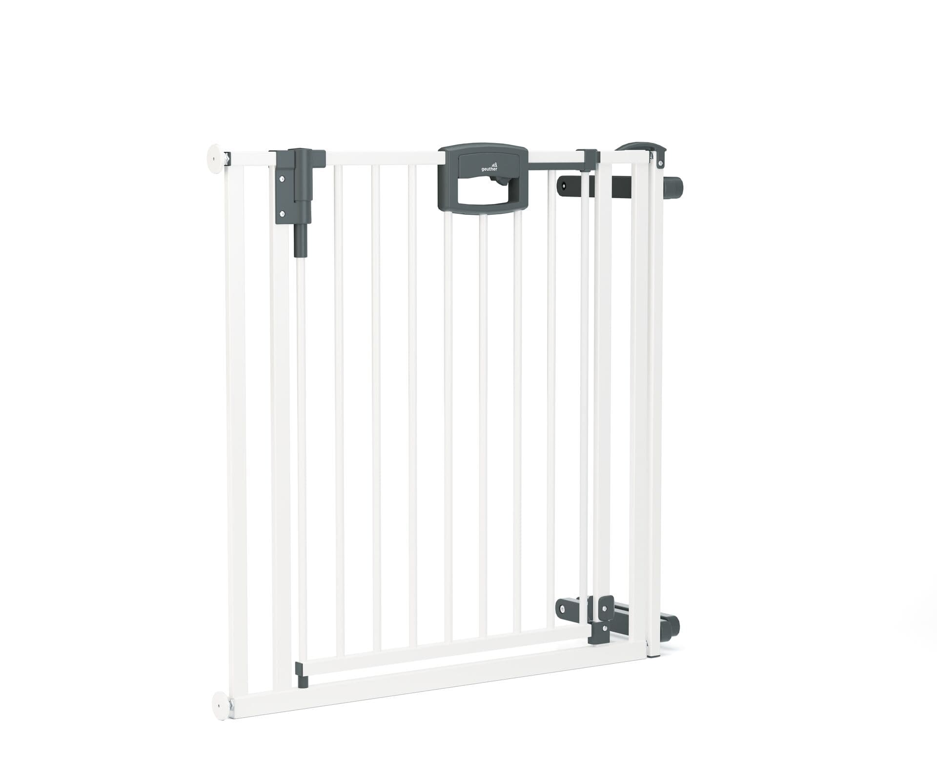 Geuther Zábrana do dveří Easylock Plus 84.5 - 92.5 cm, kovová, white