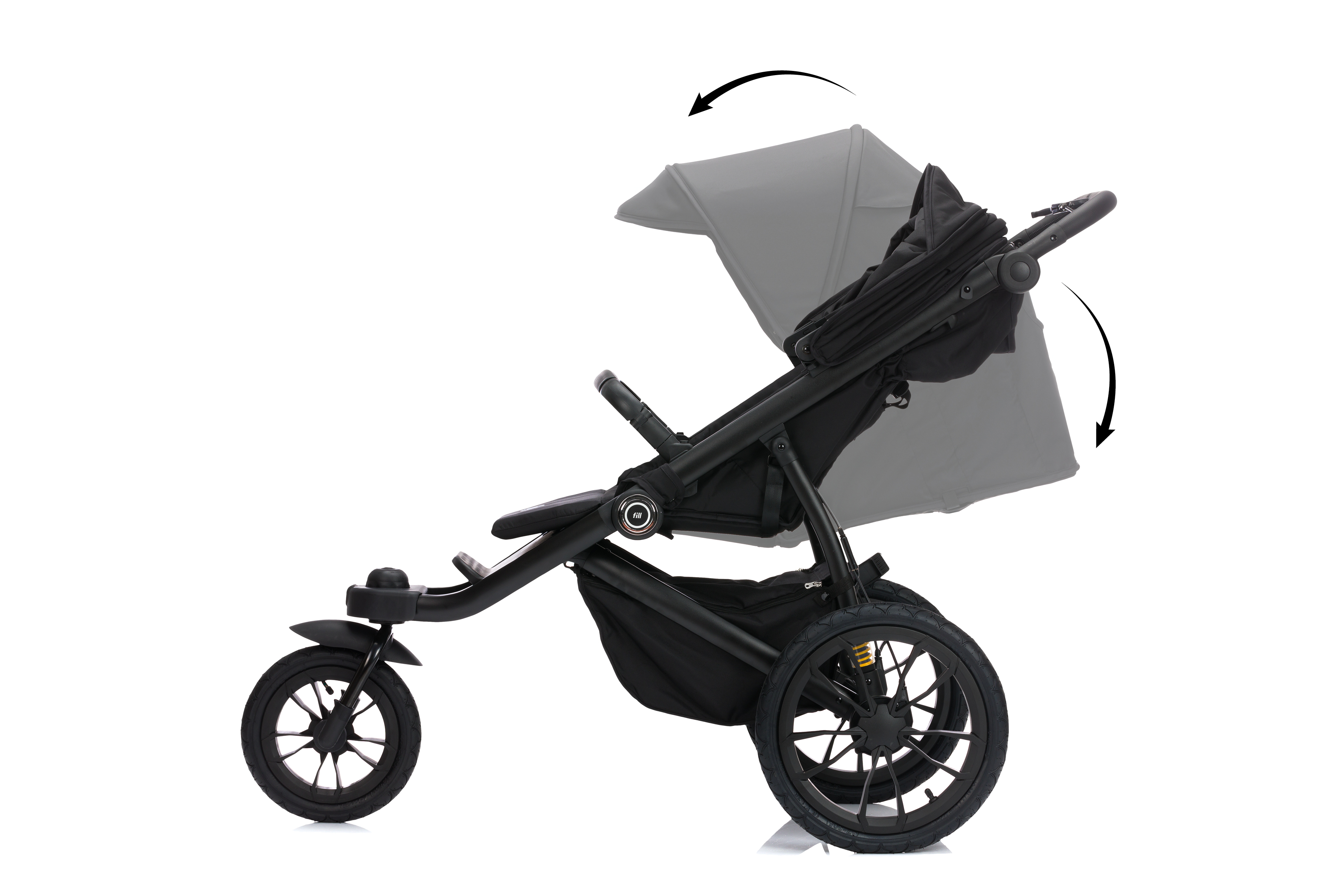 Fillikid Jogger Run black melange