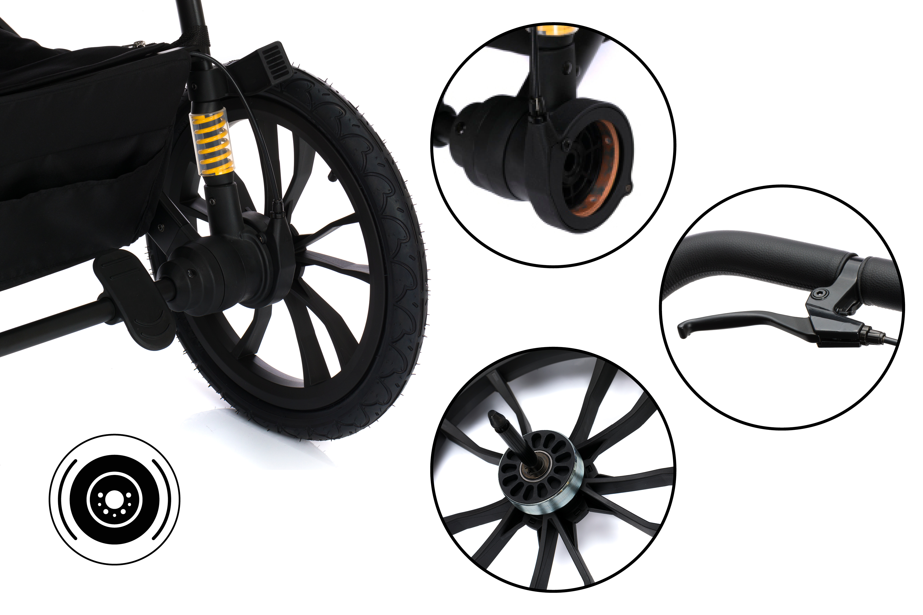 Fillikid Jogger Run black melange