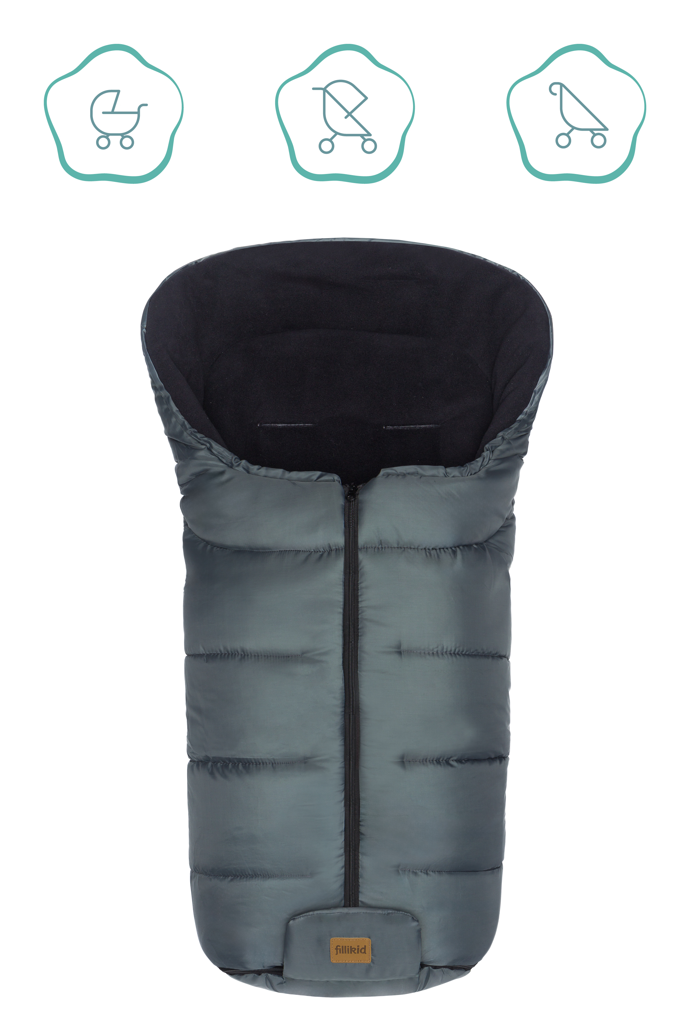 Fillikid Fusak zimní Eco Big darkgrey