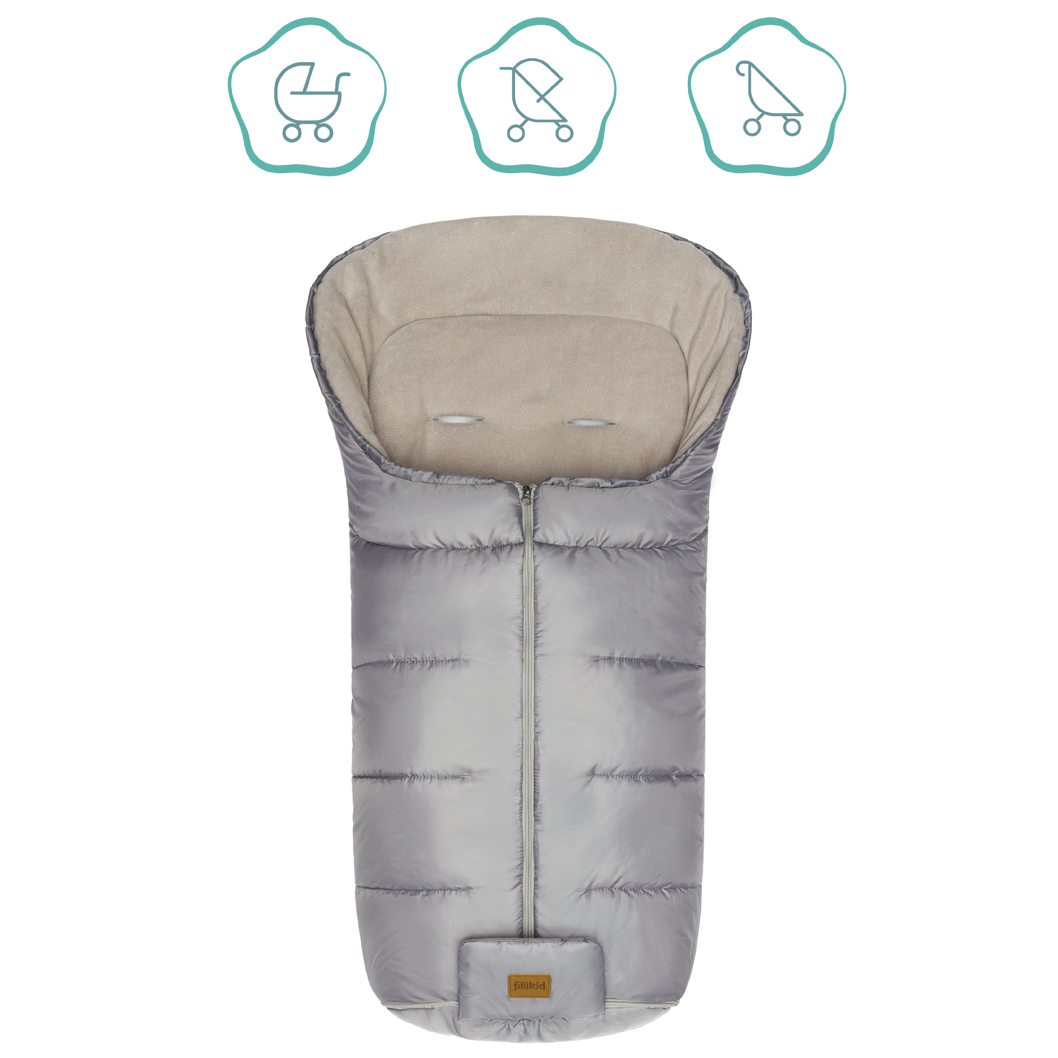 Fillikid Fusak zimní Eco Big silver