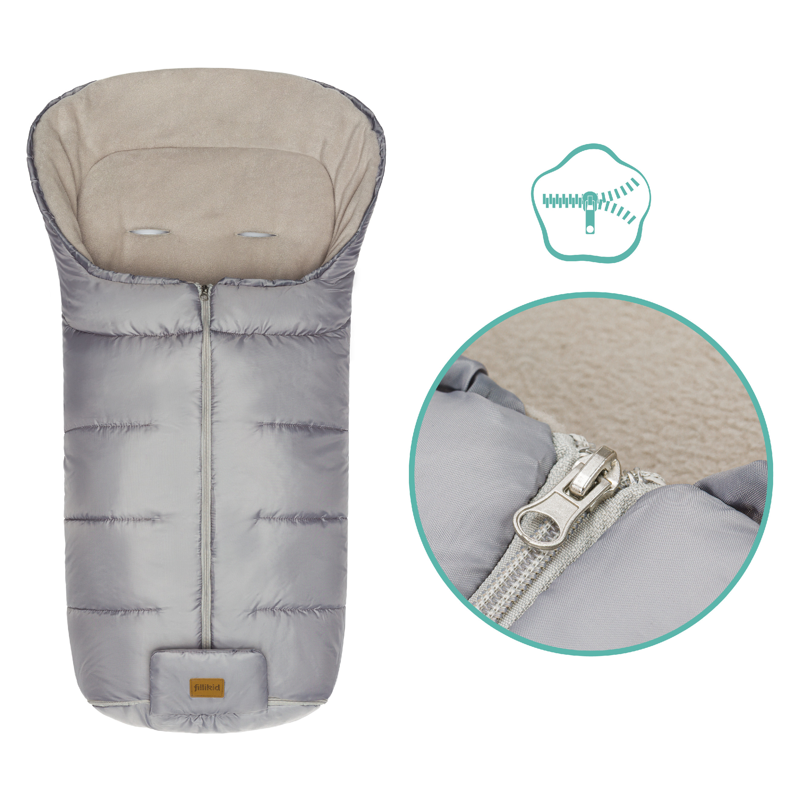 Fillikid Fusak zimní Eco Big silver