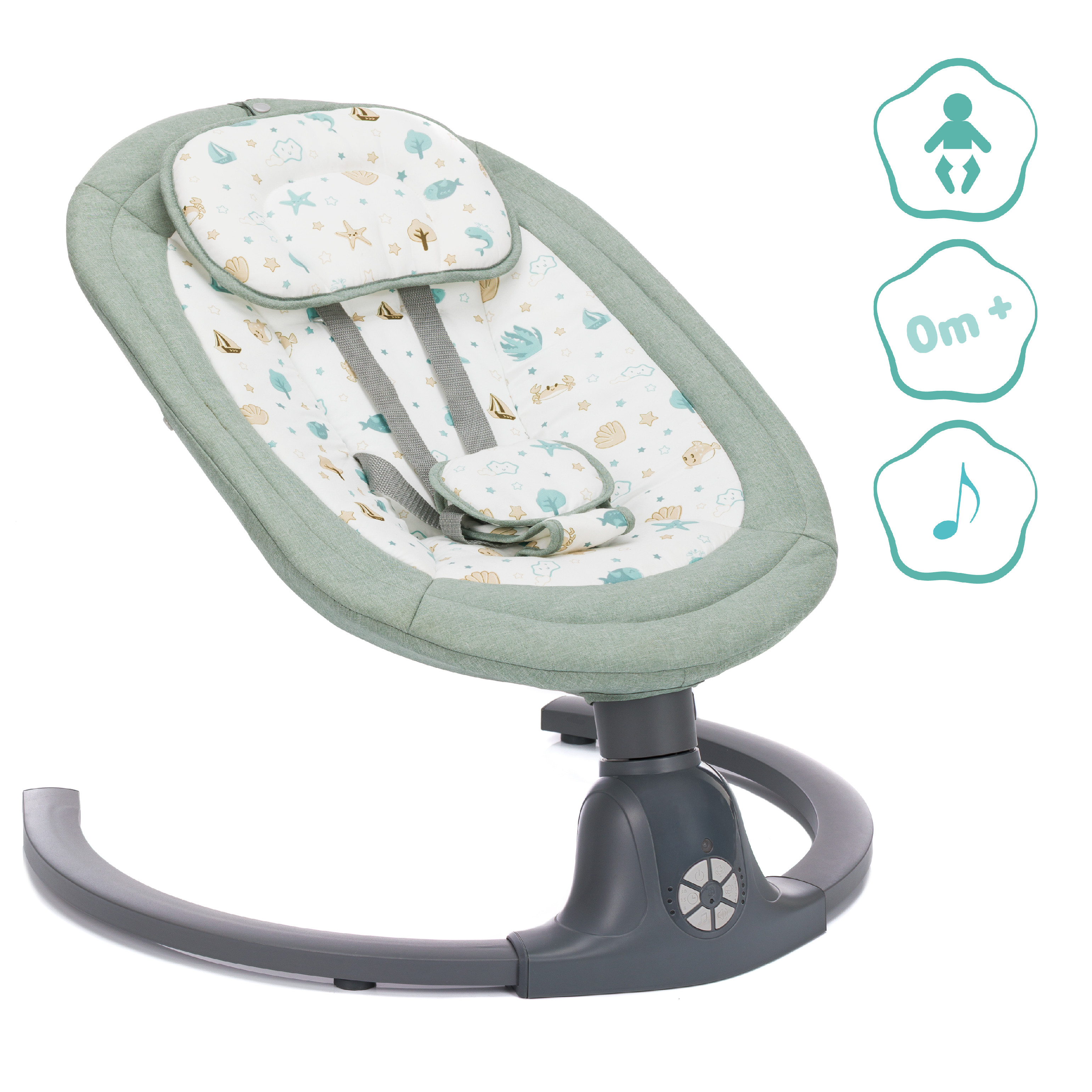 Fillikid elektrická lehačka Stella green