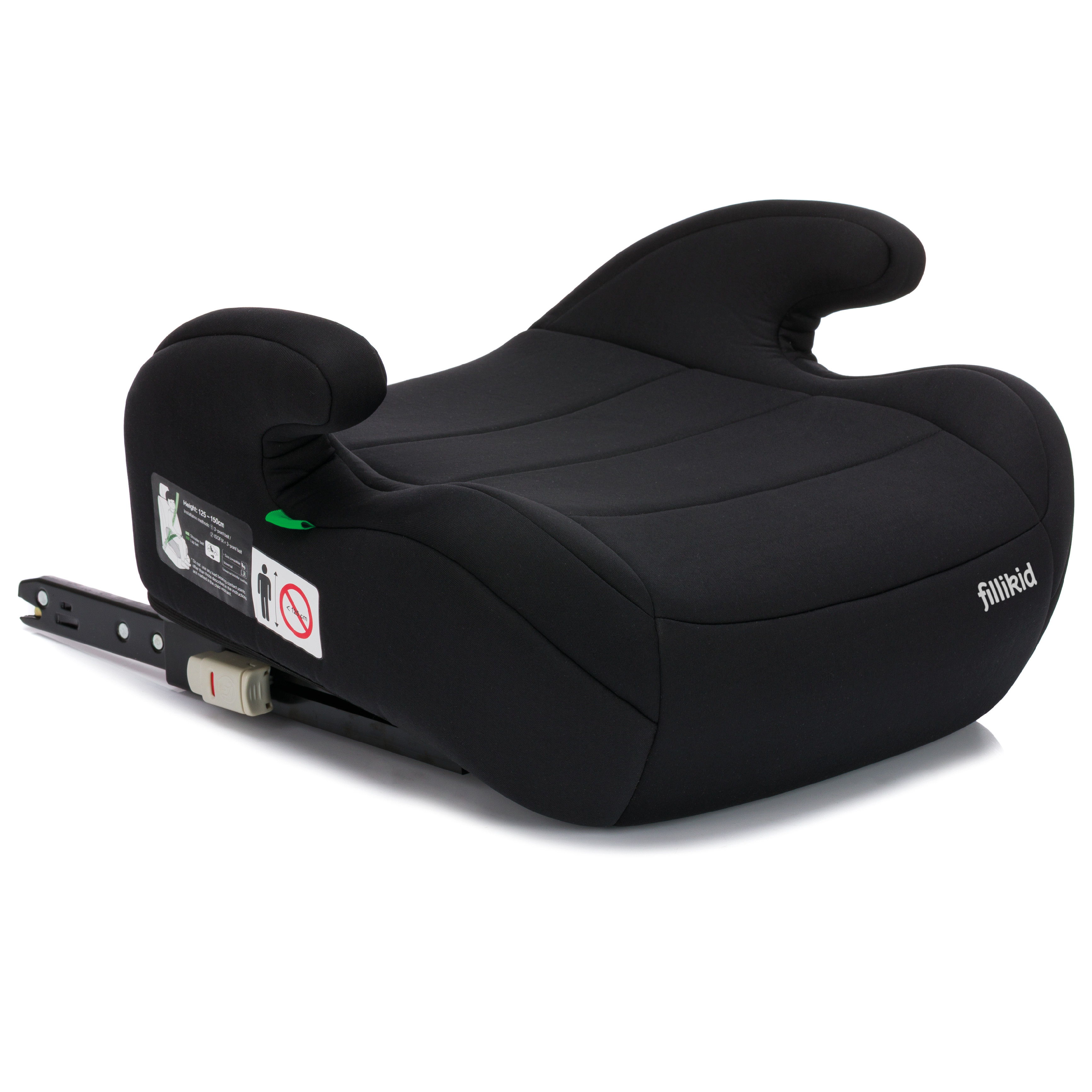 Fillikid Podsedák Flow Fix isofix black