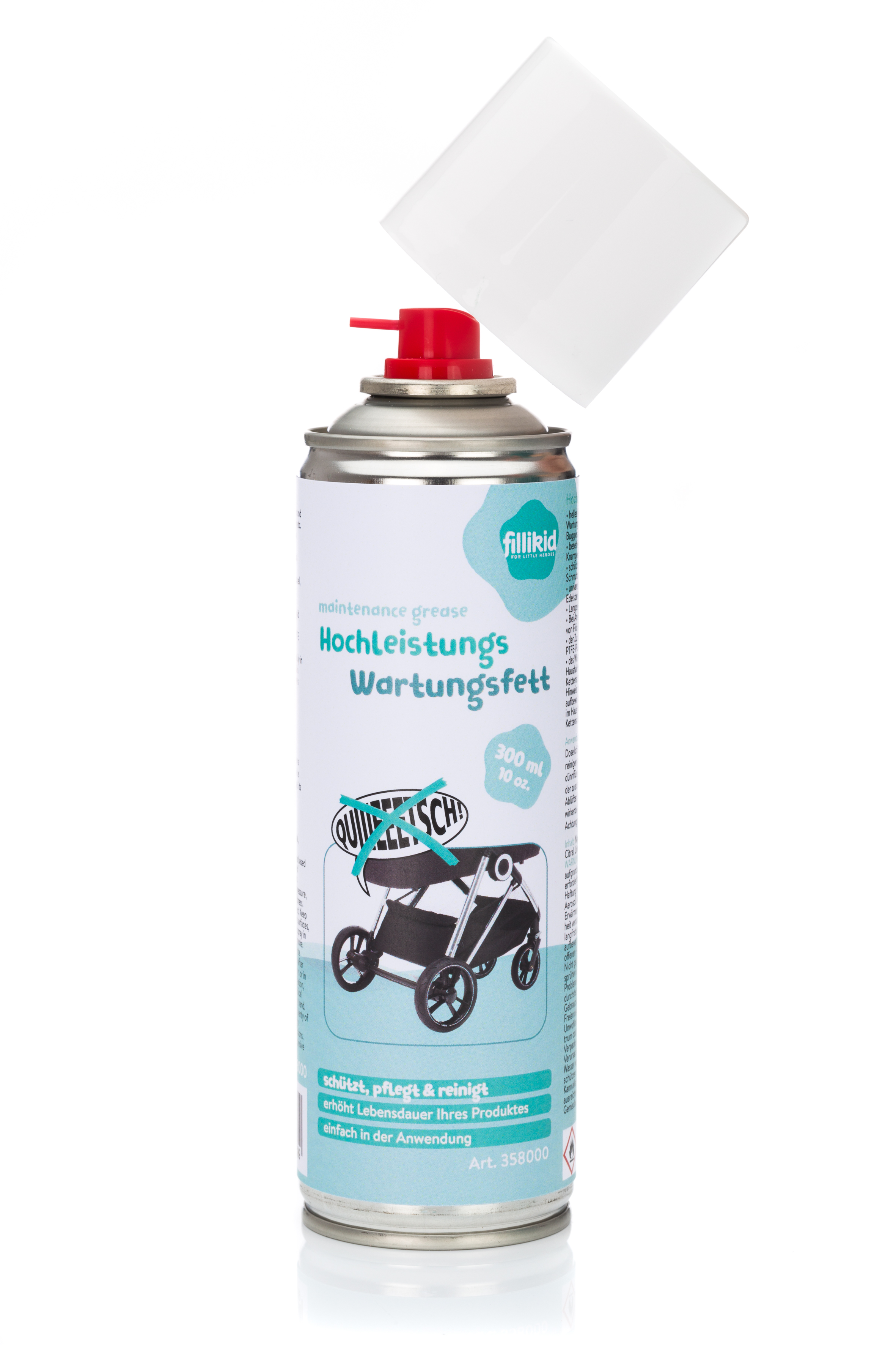 Fillikid Mazivo na kočárek transparentní 300ml