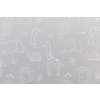Fillikid Podložka přebalovací Safari grey 53x70 cm - babystar.cz