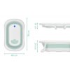 Fillikid Skládací dětská vanička Orca sage-white - babystar.cz