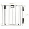Geuther Zábrana do dveří Easylock Plus 84.5 - 92.5 cm, kovová, white - babystar.cz