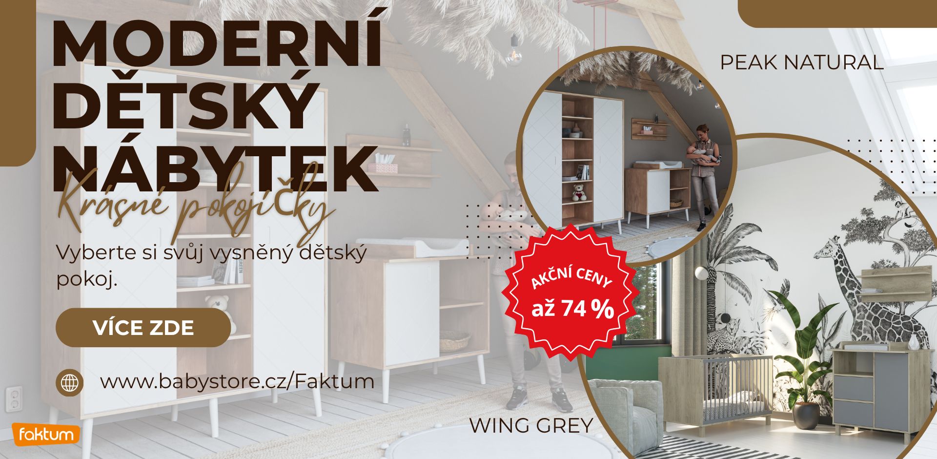 velká sleva dětského nábytku