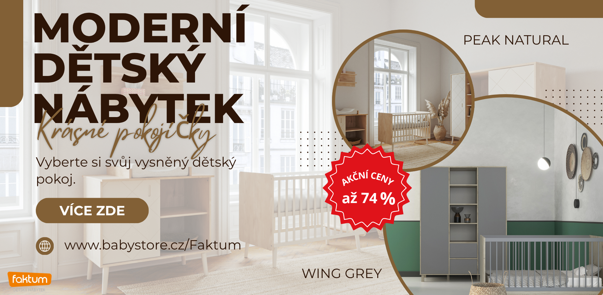 velká sleva dětského nábytku