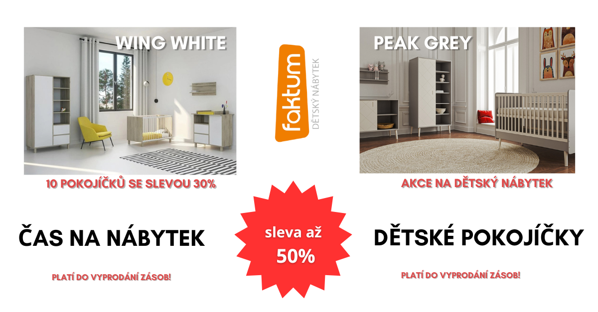 velká sleva dětského nábytku