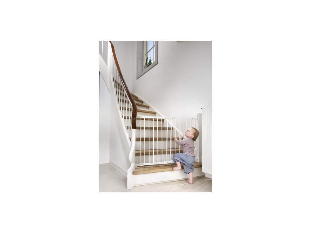 Zábrana Babydan Flexi Fit kov bílá 67-105,5 cm šroubovací