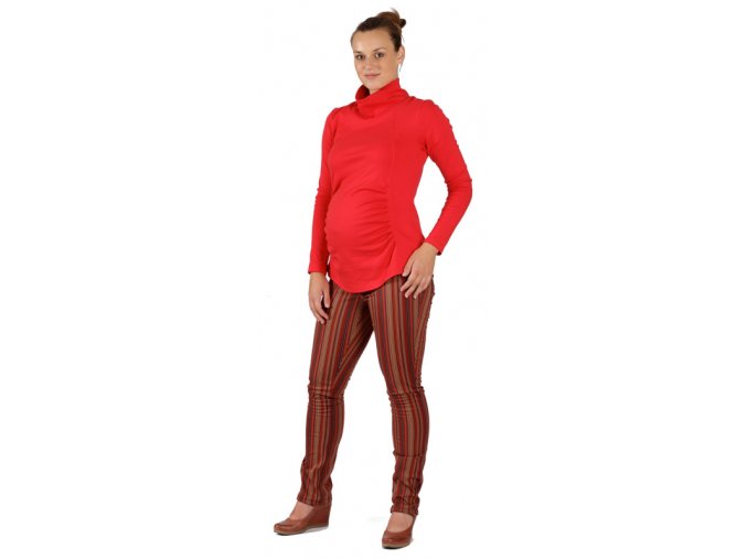 Těhotenské kalhoty Rialto Steiny barevné proužky 3700 (Dámská velikost 36)