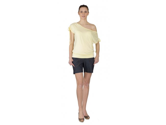 Těhotenské tričko Rialto Divion žluté  0065 (Dámská velikost 36)