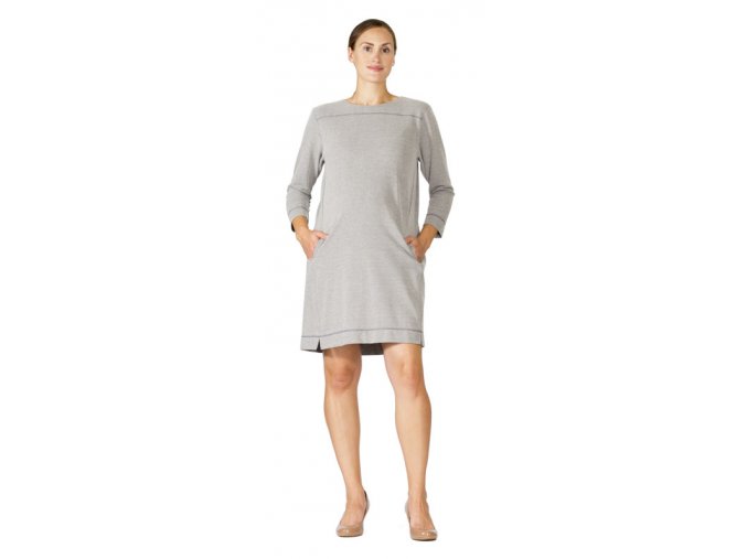 Těhotenské domácí šaty Rialto Lank šedé 0033 (Dámská velikost 36)
