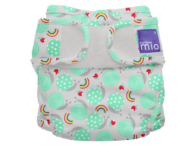 Svrchní látkové plenkové kalhotky Bambino Mio Miosoft Snail Surprise MS2 SNL
