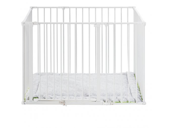 Dětská ohrádka Babydan Square playpen bílá+matrace