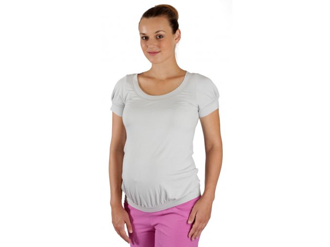 Těhotenské tričko Rialto Dippach šedé 0111 (Dámská velikost 36)