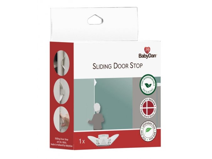 dětská pojistka na posuvné dveře8584 BabyDan Sliding Door Stop Box