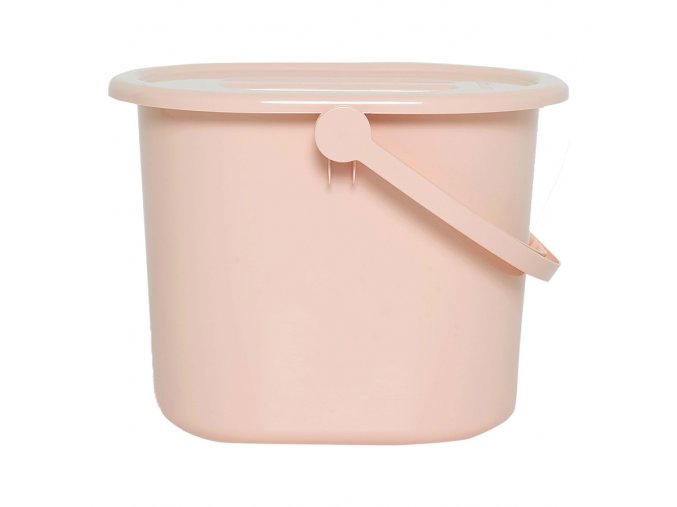 Kyblík na pleny s víkem Bébé-Jou Pale Pink růžový