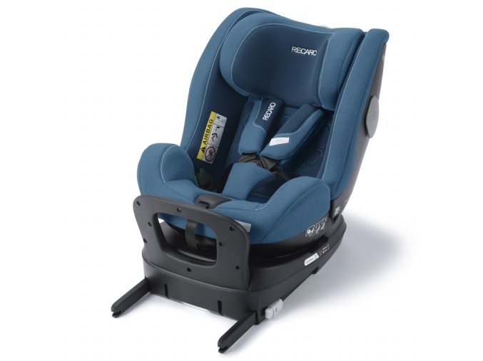 Modrá dětská autosedačka Recaro Salia 125 kid Steel Bluei-Size, od 3 měsíců do 7 let, otočná o 360°