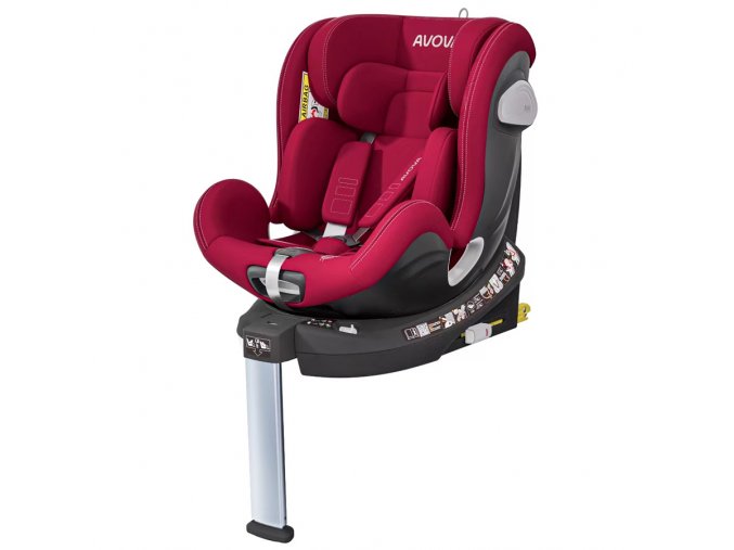 Avova Swan-fix I-SIZE 2025 Berry Pink 40-125cm, Německá dětská autosedačka AVOVA Swan-Fix i-Size je správnou volbou pro pohodlí, bezpečí a možnosti otáčení o 360 stupňů, které poskytuje.