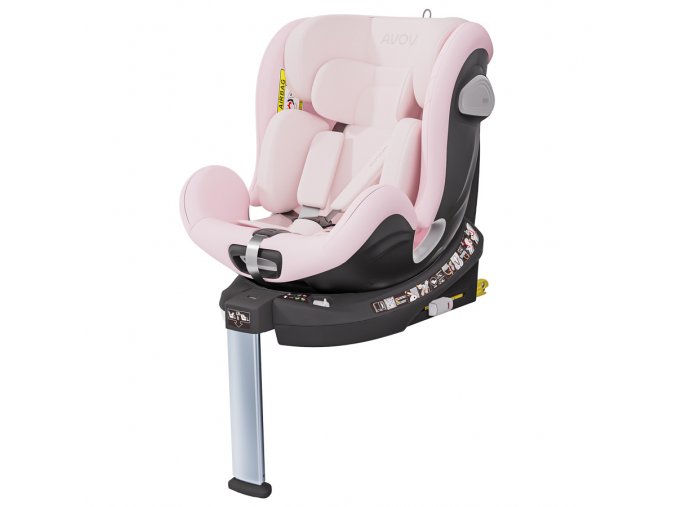 Avova Swan-fix I-SIZE 2025 Cloud Pink 40-125cm, Německá dětská autosedačka AVOVA Swan-Fix i-Size je správnou volbou pro pohodlí, bezpečí a možnosti otáčení o 360 stupňů, které poskytuje.