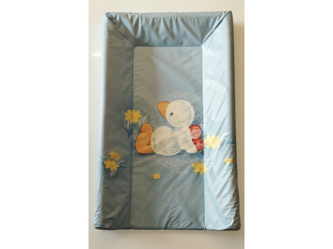Třístranná přebalovací podložka 50x80, 04 kachna-beruška, modrá