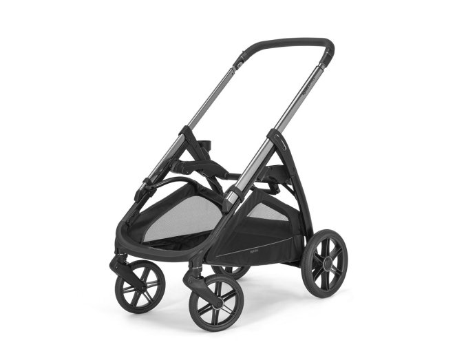 Inglesina lesklý podvozek APTICA Glam Litio/Black stříbrný