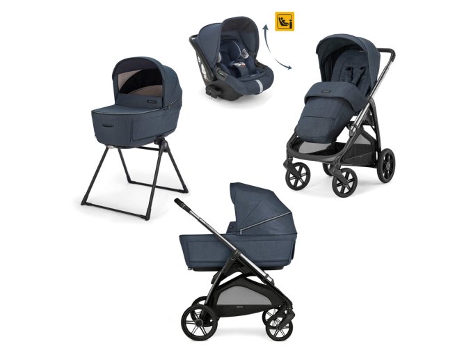 Kočárek Inglesina Aptica Darwin Recline 4v1 2025 Resort Blue s 5ti okýnky