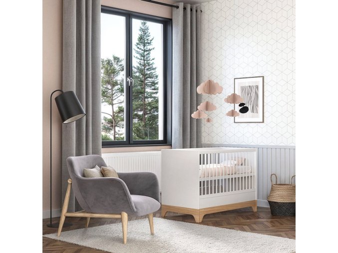 Dětsky pokoj Lumina White s postylkou 60x120cm lifestyle