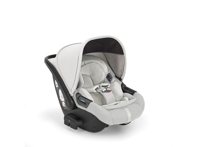 Autosedačka s polohou na ležení pro bezpečné a komfortní cestování schválená podle ECE R129/03, pro děti od 40 do 75 cm (od narození do cca 12 měsíců) Inglesina Darwin I-SIZE Recline 0+ 2025 Opal Ivory bílá