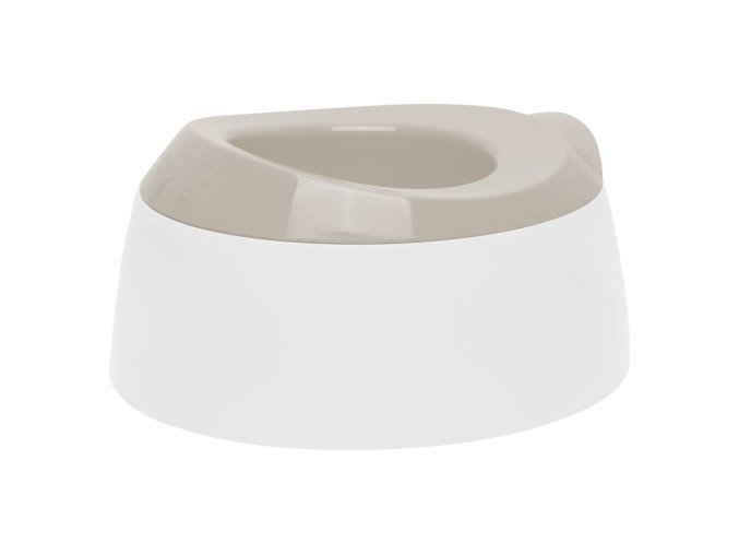 Nočník LUMA White, bílo krémový, dvojdílný