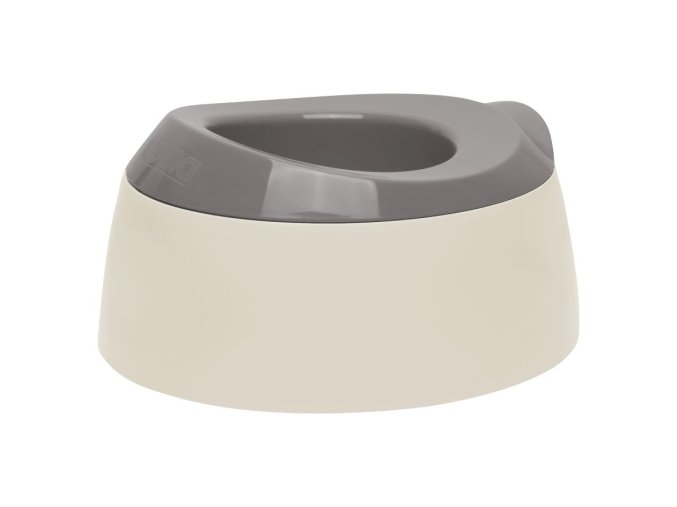 Nočník LUMA Almond mandlově béžový, má vytahovací vnitřní část