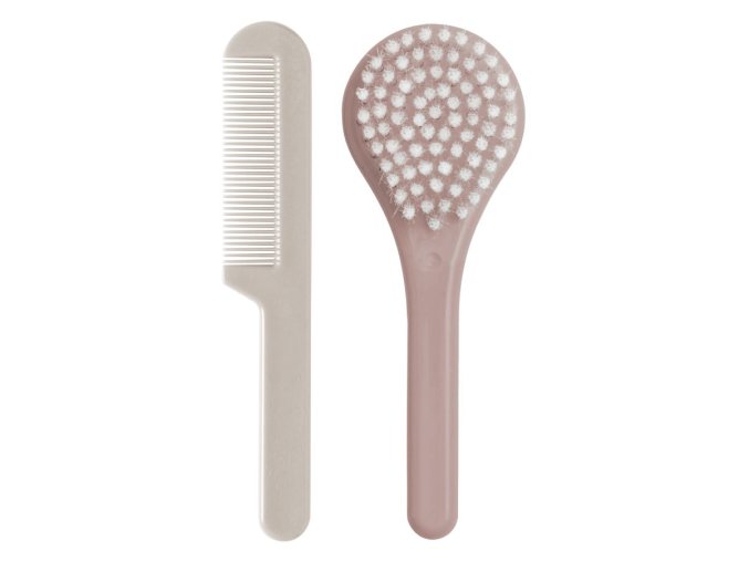 Dětský hřeben a kartáč LUMA - Blush Pink