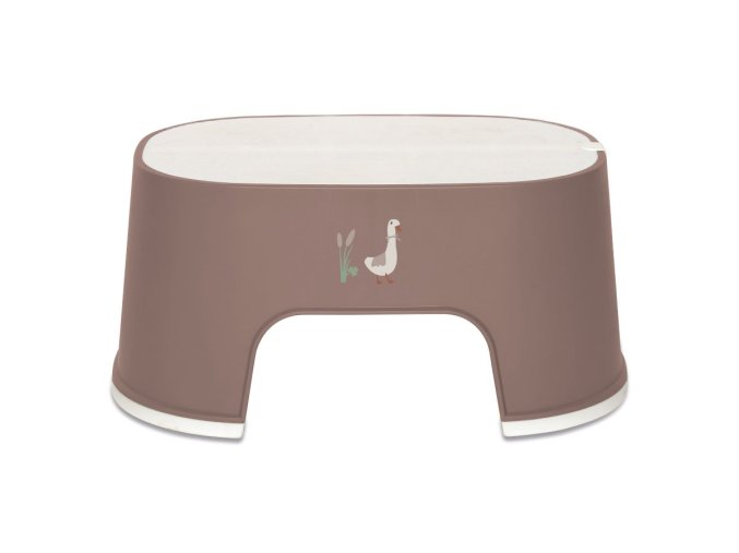 Stupátko ovál Bébé-Jou Grow Dear Goose, hnědé, Mocha Mousse